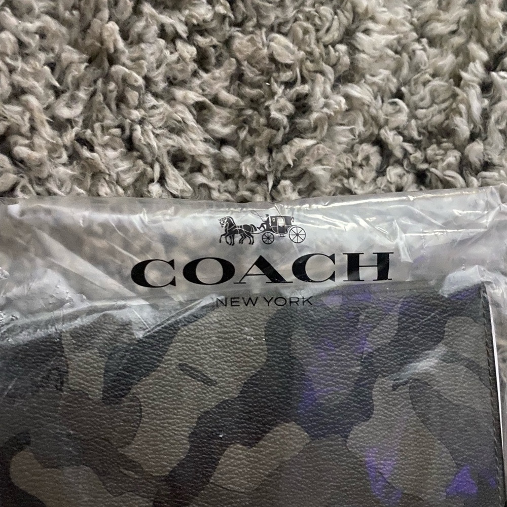 New Mens Camo Long Wallet